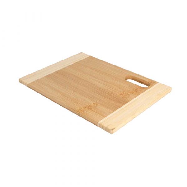 Garcia de pou TABLA CORTAR BICOLOR 16x22x0 9 CM NATURAL BAMBÚ (1 UNID.)