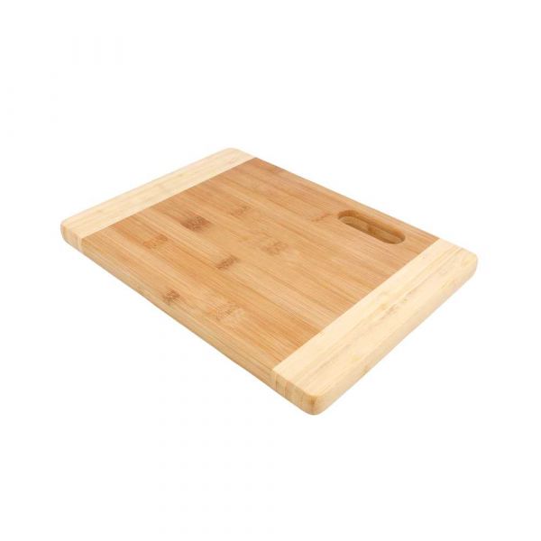 Garcia de pou TABLA CORTAR BICOLOR 22x30x1 9 CM NATURAL BAMBÚ (1 UNID.)
