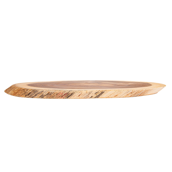Garcia De Pou TABLA PRESENTACIÓN OVALADA 40 6x20 3x1 9 CM NATURAL MADERA (6 UNID.)