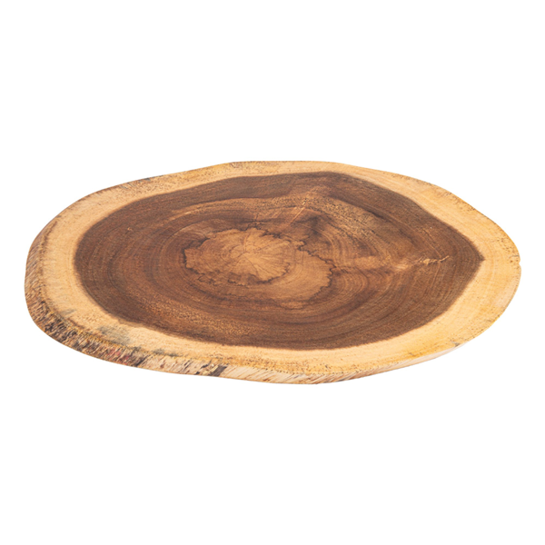 Garcia de pou TABLA PRESENTACIÓN OVALADA 40 6x20 3x1 9 CM NATURAL MADERA (6 UNID.)