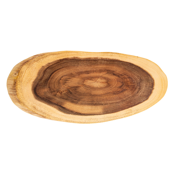 Garcia De Pou TABLA PRESENTACIÓN OVALADA 50 8x20 3x1 9 CM NATURAL MADERA (6 UNID.)