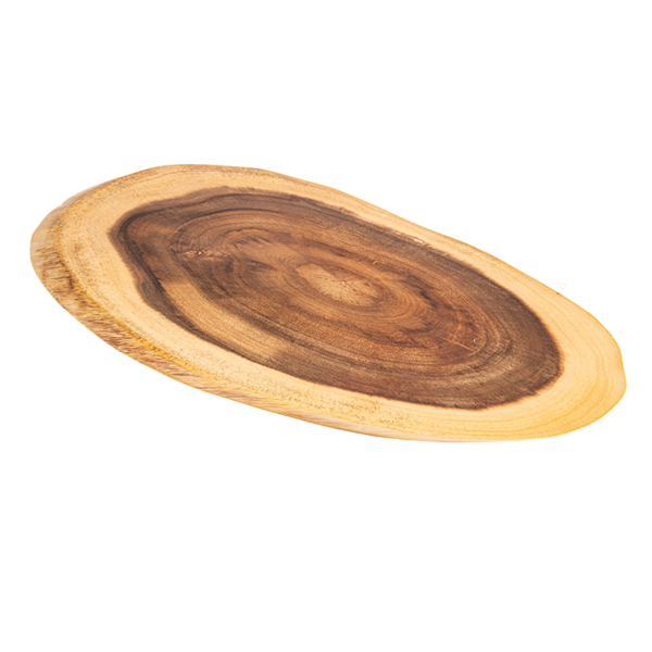 Garcia de pou TABLA PRESENTACIÓN OVALADA 50 8x20 3x1 9 CM NATURAL MADERA (6 UNID.)
