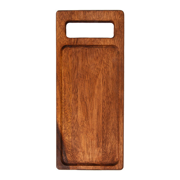 Garcia De Pou TABLA PRESENTACIÓN RECTANGULAR 38x16x1 5 CM NATURAL MADERA (12 UNID.)