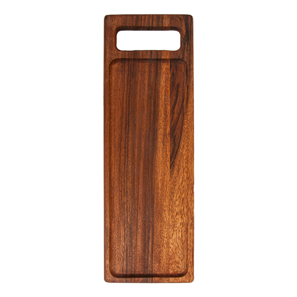 Garcia De Pou TABLA PRESENTACIÓN RECTANGULAR 48x16x1 5 CM NATURAL MADERA (12 UNID.)