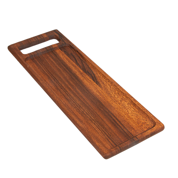 Garcia de pou TABLA PRESENTACIÓN RECTANGULAR 48x16x1 5 CM NATURAL MADERA (12 UNID.)