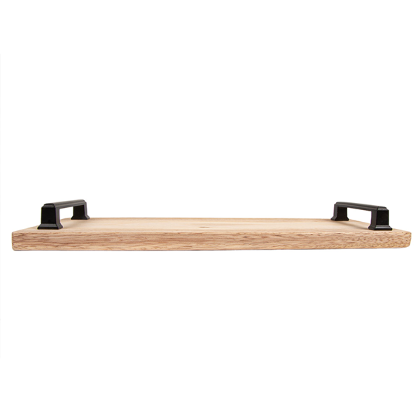 Garcia De Pou TABLA PRESENTACIÓN RECTANGULAR CON ASAS (35-45)x(20-24)x1 6 CM NATURAL MADERA (12 UNID.)