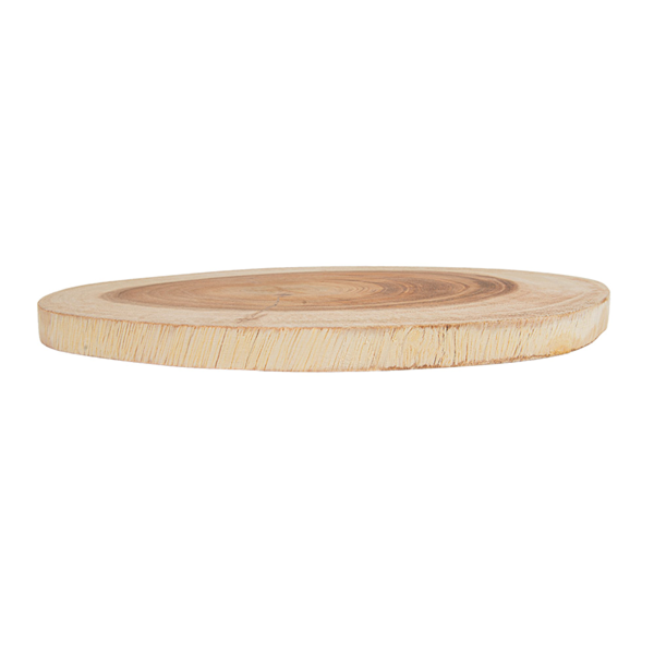 Garcia De Pou TABLA PRESENTACIÓN REDONDA Ø 31 5x1 6 CM NATURAL MADERA (12 UNID.)