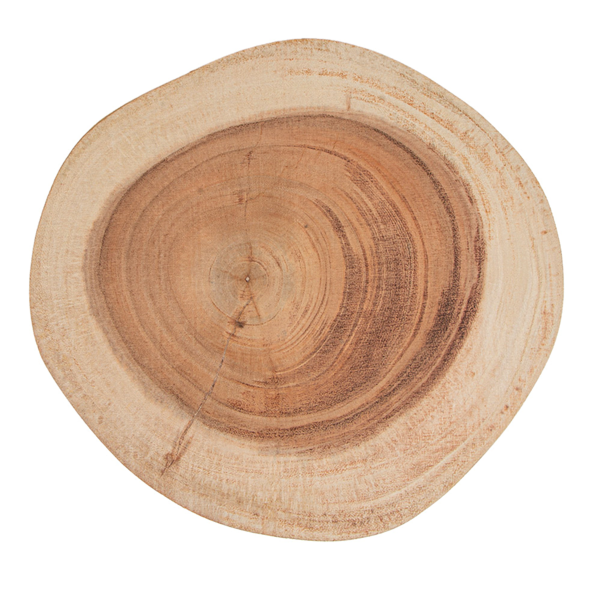Garcia De Pou TABLA PRESENTACIÓN REDONDA Ø 31 5x1 6 CM NATURAL MADERA (12 UNID.)