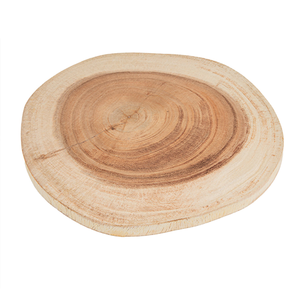 Garcia de pou TABLA PRESENTACIÓN REDONDA Ø 31 5x1 6 CM NATURAL MADERA (12 UNID.)