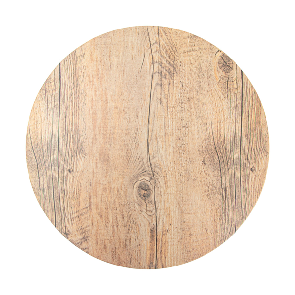 Garcia De Pou TABLAS REDONDAS 'ASAMI WARE' Ø 33 X 0 4 CM SÍMIL MADERA MELAMINA (3 UNID.)