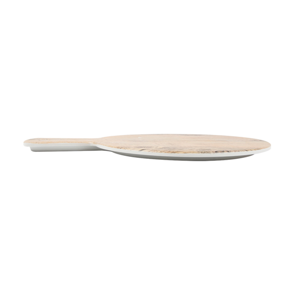 Garcia De Pou TABLAS REDONDAS CON ASA 'ASAMI WARE' Ø23x32x0 4 CM SÍMIL MADERA MELAMINA (6 UNID.)
