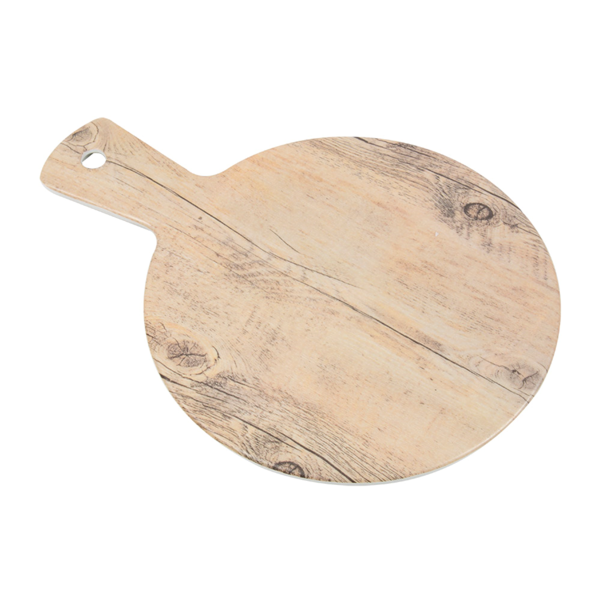 Garcia de pou TABLAS REDONDAS CON ASA 'ASAMI WARE' Ø23x32x0 4 CM SÍMIL MADERA MELAMINA (6 UNID.)
