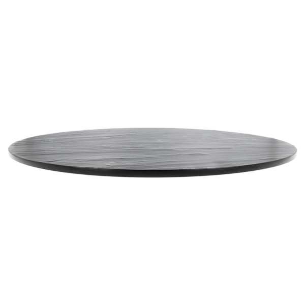 Garcia De Pou TABLAS REDONDAS SÍMIL PIZARRA 'ASAMI WARE' Ø 43x4 CM NEGRO MELAMINA (3 UNID.)