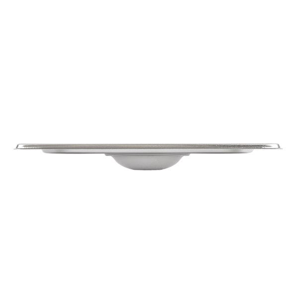 Garcia De Pou TAPA 1/4 PARA CÓDIGOS 181.73 26 5x16 CM PLATEADO INOX (1 UNID.)