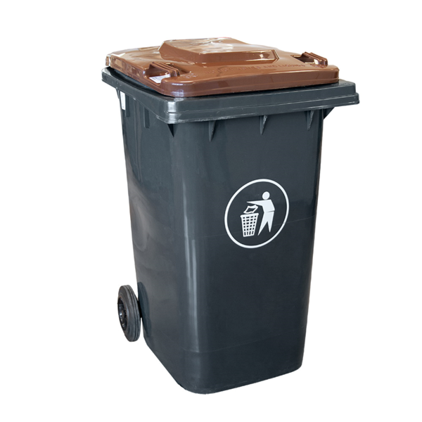 Garcia De Pou TAPA CONTENEDOR 240L 71x56x7 4 CM MARRÓN HDPE (1 UNID.)