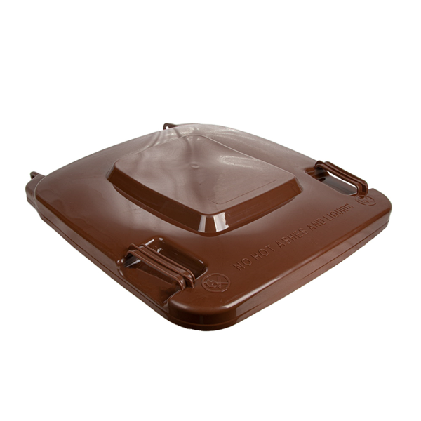 Garcia de pou TAPA CONTENEDOR 240L 71x56x7 4 CM MARRÓN HDPE (1 UNID.)