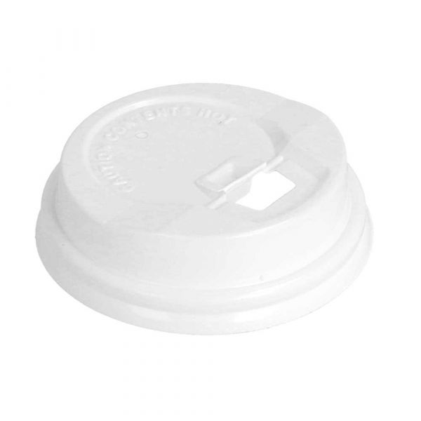 Garcia de pou TAPAS ALTAS PARA VASOS 120 ML BLANCO PS (1000 UNID.)