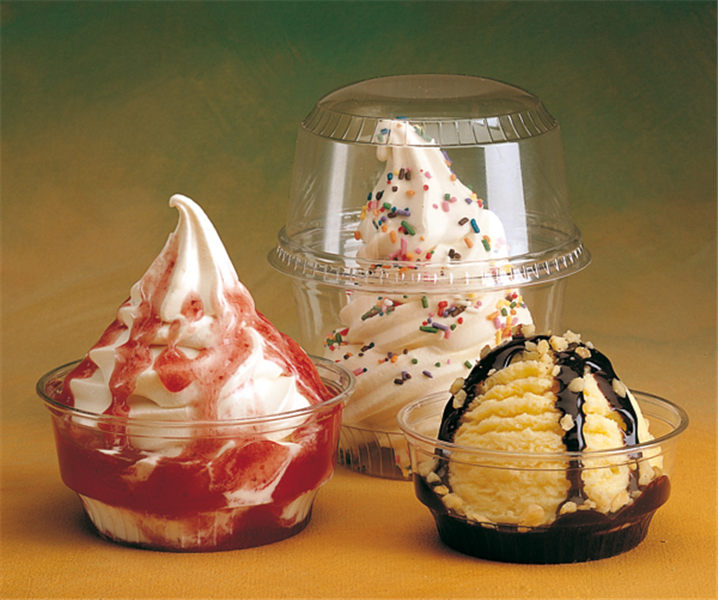 Garcia De Pou TAPAS CÚPULA PARA TARRINAS 226.20/21 Ø 9 5 CM TRANSPARENTE PET (1000 UNID.)