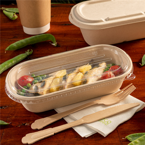 Garcia De Pou TAPAS LUNCH BOX 216.01/02/03/04 'BIONIC' 23 6x13 5x1 4 CM TRANSPARENTE PET (500 UNID.)