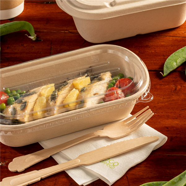 Garcia De Pou TAPAS LUNCH BOX 320.52/53 'BIONIC' 850 ML 23 6x13 5x1 3 CM TRANSPARENTE PET (500 UNID.)
