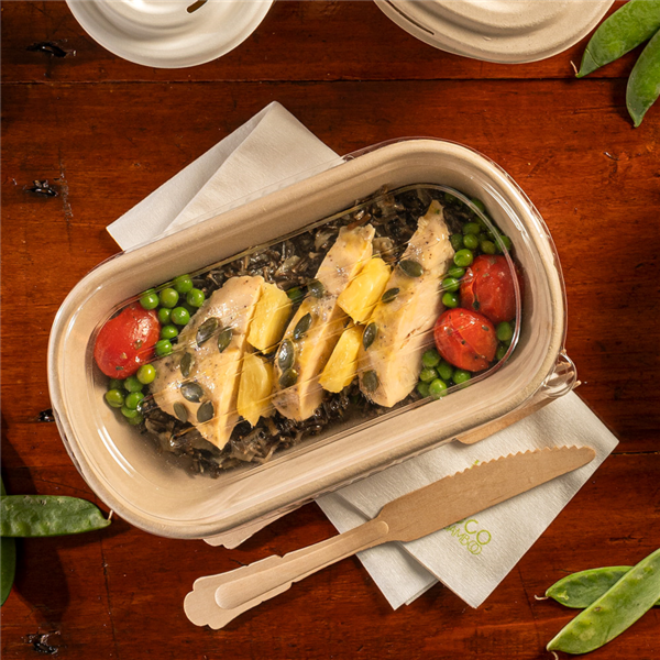 Garcia De Pou TAPAS LUNCH BOX 320.54/55 'BIONIC' 1000 ML 22 1x13 3x1 3 CM TRANSPARENTE PET (500 UNID.)