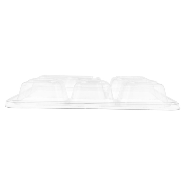 Garcia De Pou TAPAS PARA BANDEJAS 221.92 'BIONIC' 27x22x3 6 CM TRANSPARENTE PET (250 UNID.)