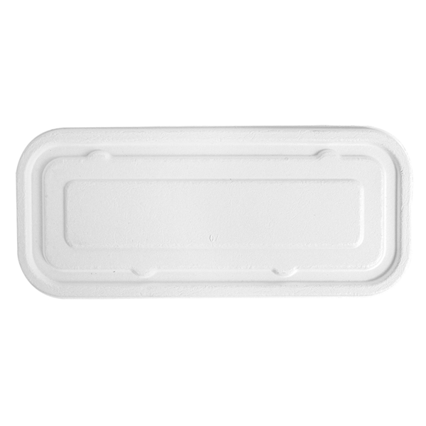 Garcia De Pou TAPAS PARA BANDEJAS 257.51 257.52 257.53 'BIONIC' 500 ML 23 2x10 2x1 CM BLANCO BAGAZO (600 UNID.)