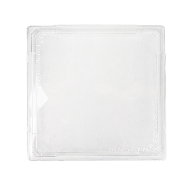 Garcia De Pou TAPAS PARA CÓDIGO 268.02 27x27x2 5 CM TRANSPARENTE RPET (70 UNID.)