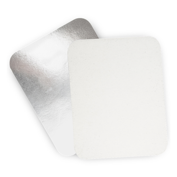 Garcia de pou TAPAS PARA CÓDIGOS 135.95/96 22x17 2 CM BLANCO CARTÓN + ALUMINIO (100 UNID.)