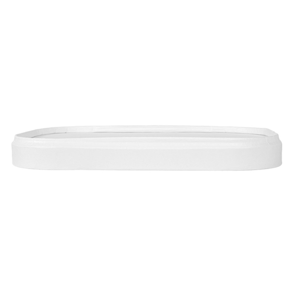 Garcia De Pou TAPAS PARA CONTENEDORES 266.26/27/28 320 + 30 PE G/M2 17 3x12 3x2 CM BLANCO KRAFT (300 UNID.)