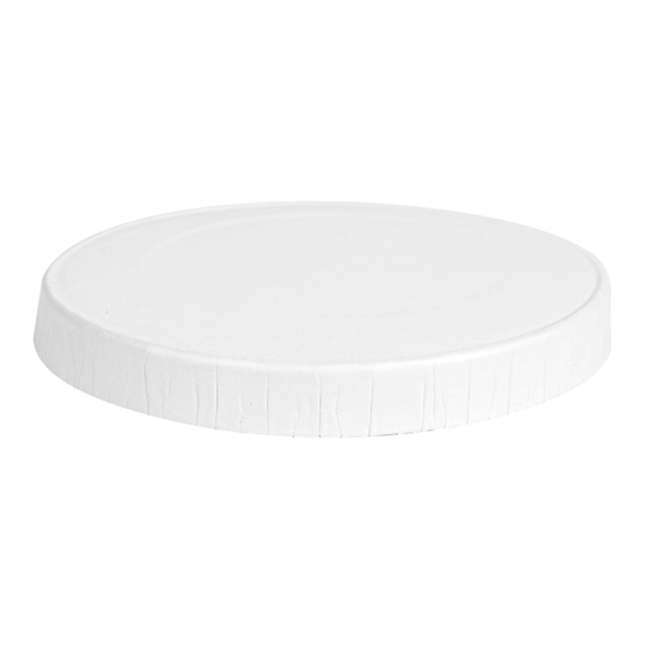 Garcia De Pou TAPAS PARA PEQUEÑAS TARRINAS 230 + 18 PE G/M2 Ø6 2 CM BLANCO CARTONCILLO (1000 UNID.)