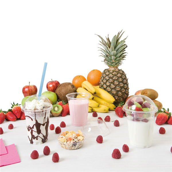 Garcia De Pou TAPAS PARA TARRINAS 226.22 Ø 9 8 CM TRANSPARENTE PET (1000 UNID.)