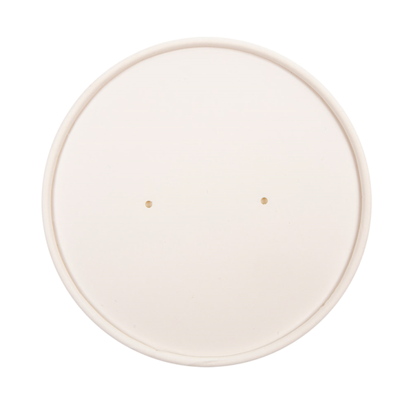 Garcia De Pou TAPAS PARA TARRINAS 228.33 510 ML 560 G/M2 + PE Ø11 5 CM BLANCO CARTÓN (500 UNID.)