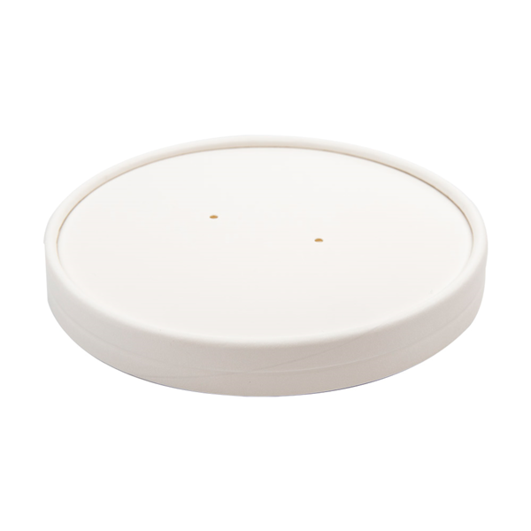 Garcia de pou TAPAS PARA TARRINAS 228.34 780 ML - 26 oz 560 G/M2 + PE Ø15 CM BLANCO CARTÓN (250 UNID.)
