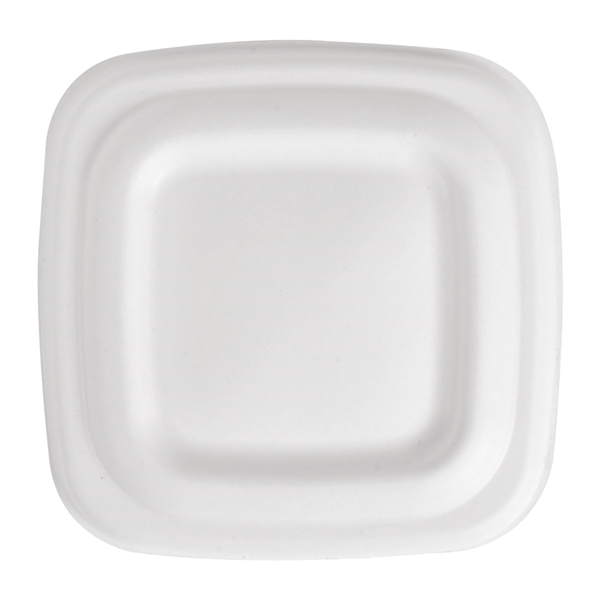 Garcia De Pou TAPAS PARA TARRINAS 253.86/88/90 'BIONIC' 8x8x0 8 CM BLANCO BAGAZO (600 UNID.)