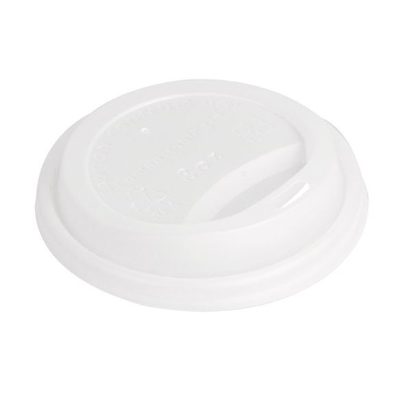 Garcia de pou TAPAS PARA VASOS 240 ML 'BIODEGRADABLE' BLANCO CPLA (1000 UNID.)