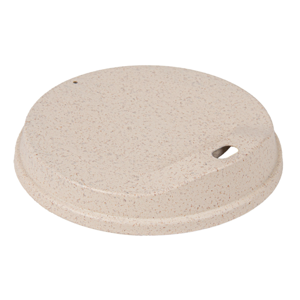 Garcia de pou TAPAS PARA VASOS 267.71/72 NATURAL RICE HUSK BIOCOMPOSITE (1000 UNID.)