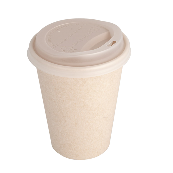 Garcia De Pou TAPAS PARA VASOS 360 ML 'BIODEGRADABLE' BLANCO CPLA (1000 UNID.)