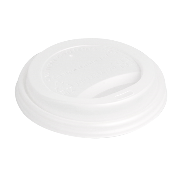 Garcia de pou TAPAS PARA VASOS 360 ML 'BIODEGRADABLE' BLANCO CPLA (1000 UNID.)