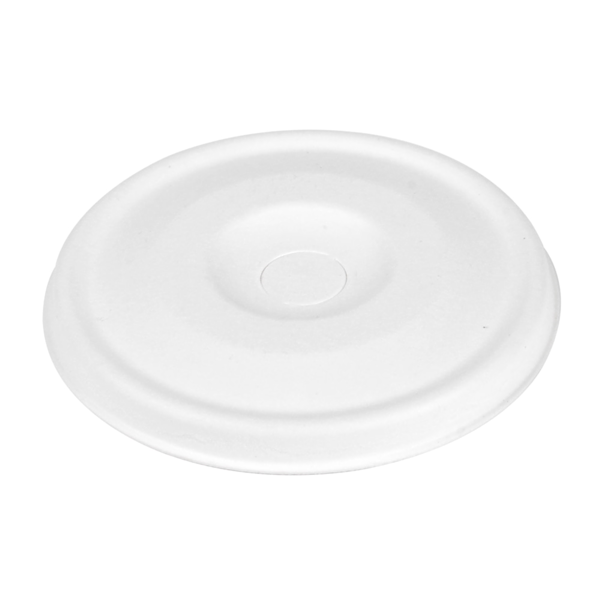 Garcia de pou TAPAS PARA VASOS 8CM 'BIONIC' Ø 80 MM BLANCO BAGAZO (1000 UNID.)