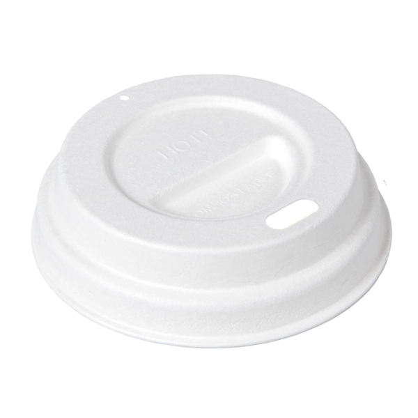 Garcia de pou TAPAS PARA VASOS CAFÉ 120 ML 'BIONIC' Ø 6 2 CM BLANCO BAGAZO (2000 UNID.)