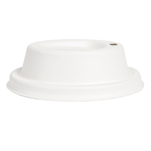 Garcia De Pou TAPAS PARA VASOS CAFÉ 240 ML 'BIONIC' Ø 8 CM BLANCO BAGAZO (1000 UNID.)