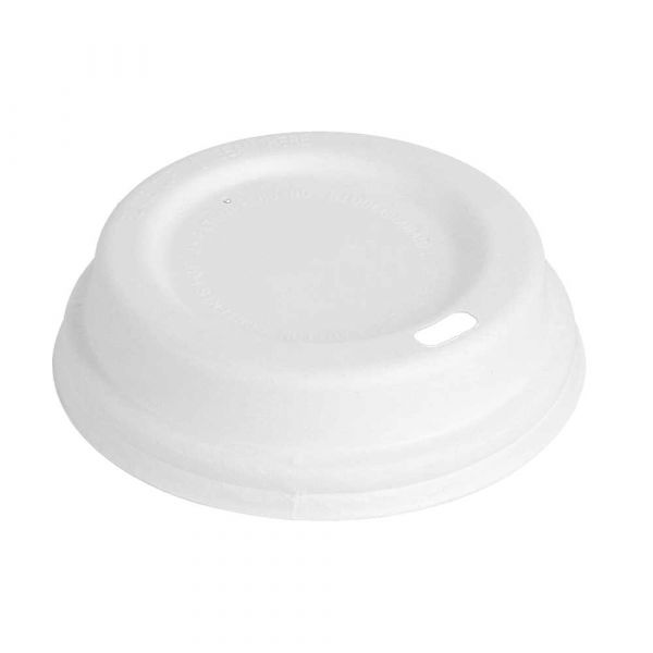 Garcia de pou TAPAS PARA VASOS CAFÉ 240 ML 'BIONIC' Ø 8 CM BLANCO BAGAZO (1000 UNID.)