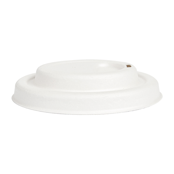 Garcia De Pou TAPAS PARA VASOS CAFÉ 'BIONIC' Ø 9 CM BLANCO BAGAZO (1000 UNID.)