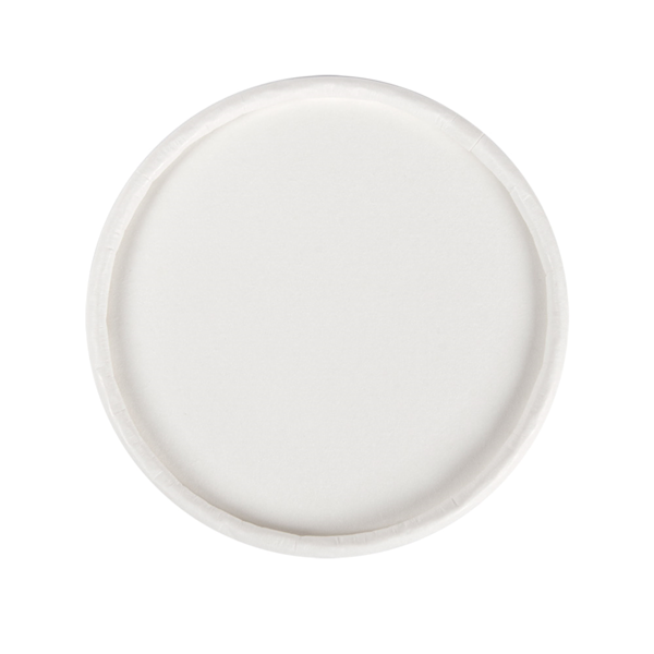 Garcia De Pou TAPAS TARRINAS HELADOS 120 ML 280 + 18 PE G/M2 Ø7 7 CM BLANCO CARTONCILLO (1000 UNID.)