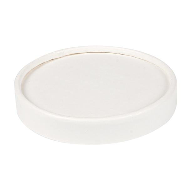 Garcia de pou TAPAS TARRINAS HELADOS 180 ML 280 + 18 PE G/M2 Ø8 7 CM BLANCO CARTONCILLO (1000 UNID.)