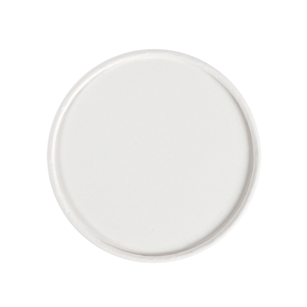 Garcia De Pou TAPAS TARRINAS HELADOS 240 ML 280 + 18 PE G/M2 Ø9 4 CM BLANCO CARTONCILLO (1000 UNID.)