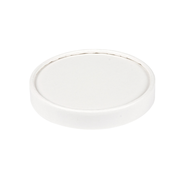 Garcia de pou TAPAS TARRINAS HELADOS 240 ML 280 + 18 PE G/M2 Ø9 4 CM BLANCO CARTONCILLO (1000 UNID.)