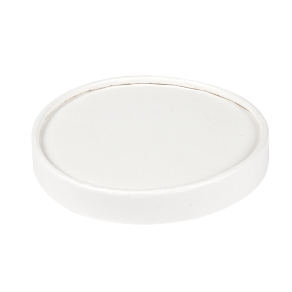Garcia de pou TAPAS TARRINAS HELADOS 300 ML 280 + 18 PE G/M2 Ø10 CM BLANCO CARTONCILLO (1000 UNID.)