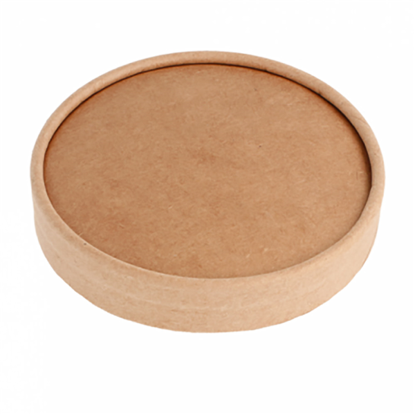 Garcia de pou TAPAS TARRINAS HELADOS 300 ML 280 + 18 PE G/M2 Ø10 CM MARRÓN CARTONCILLO (1000 UNID.)
